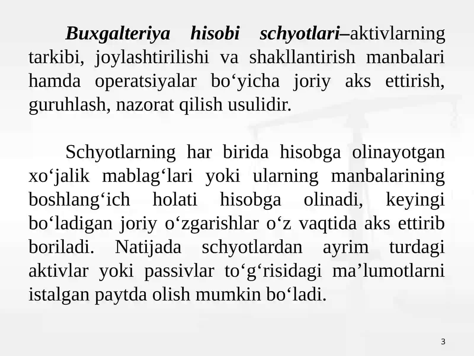 Xo‘jalik operatsiyalari ikkiyoqlama yozuv 3