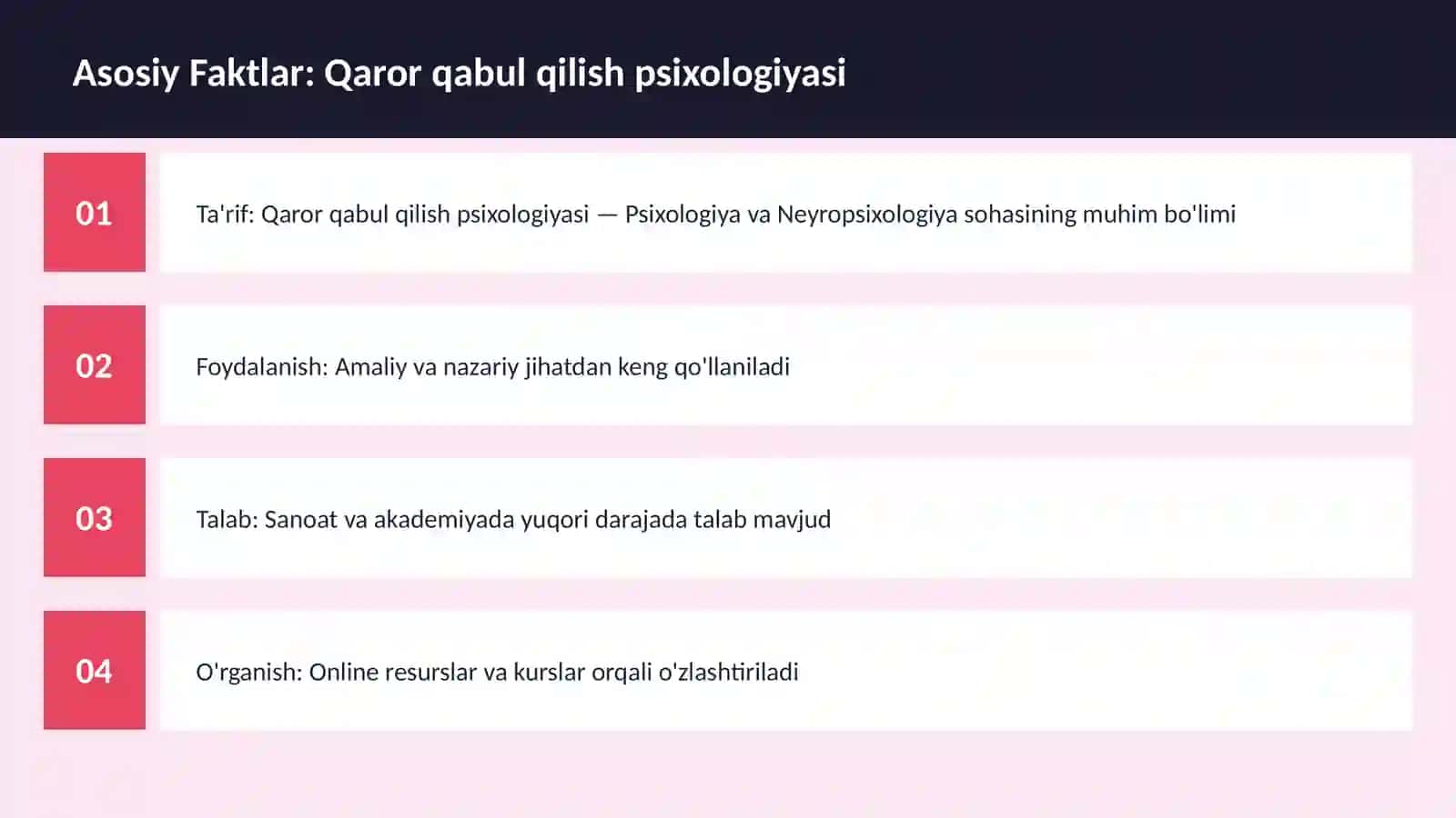 Qaror qabul qilish psixologiyasi 3