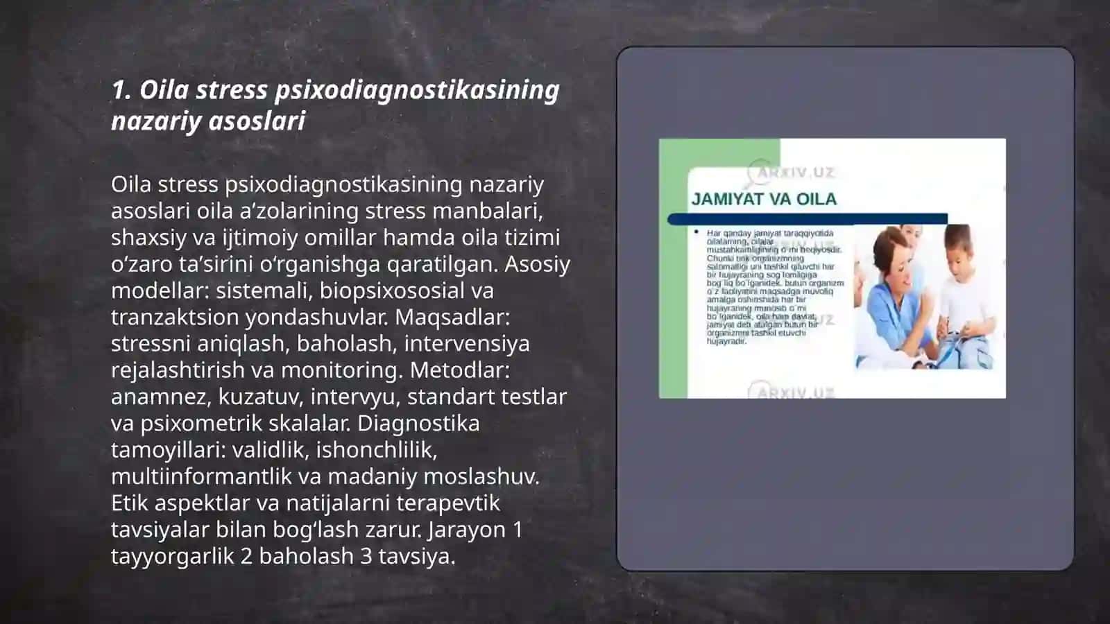 Oil stress psikodiagnosis 3