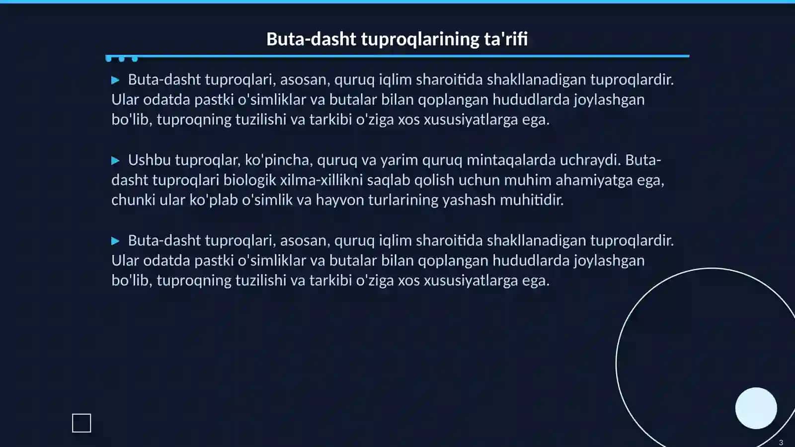Buta-dasht oblasti tuproqlari 3