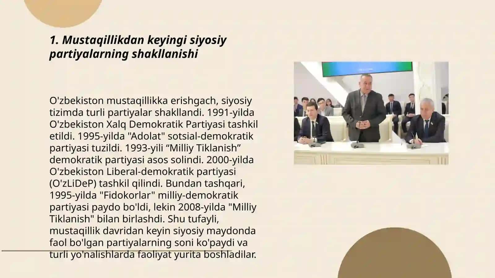 Oʻzbekistonda siyosiy partiyalar 3