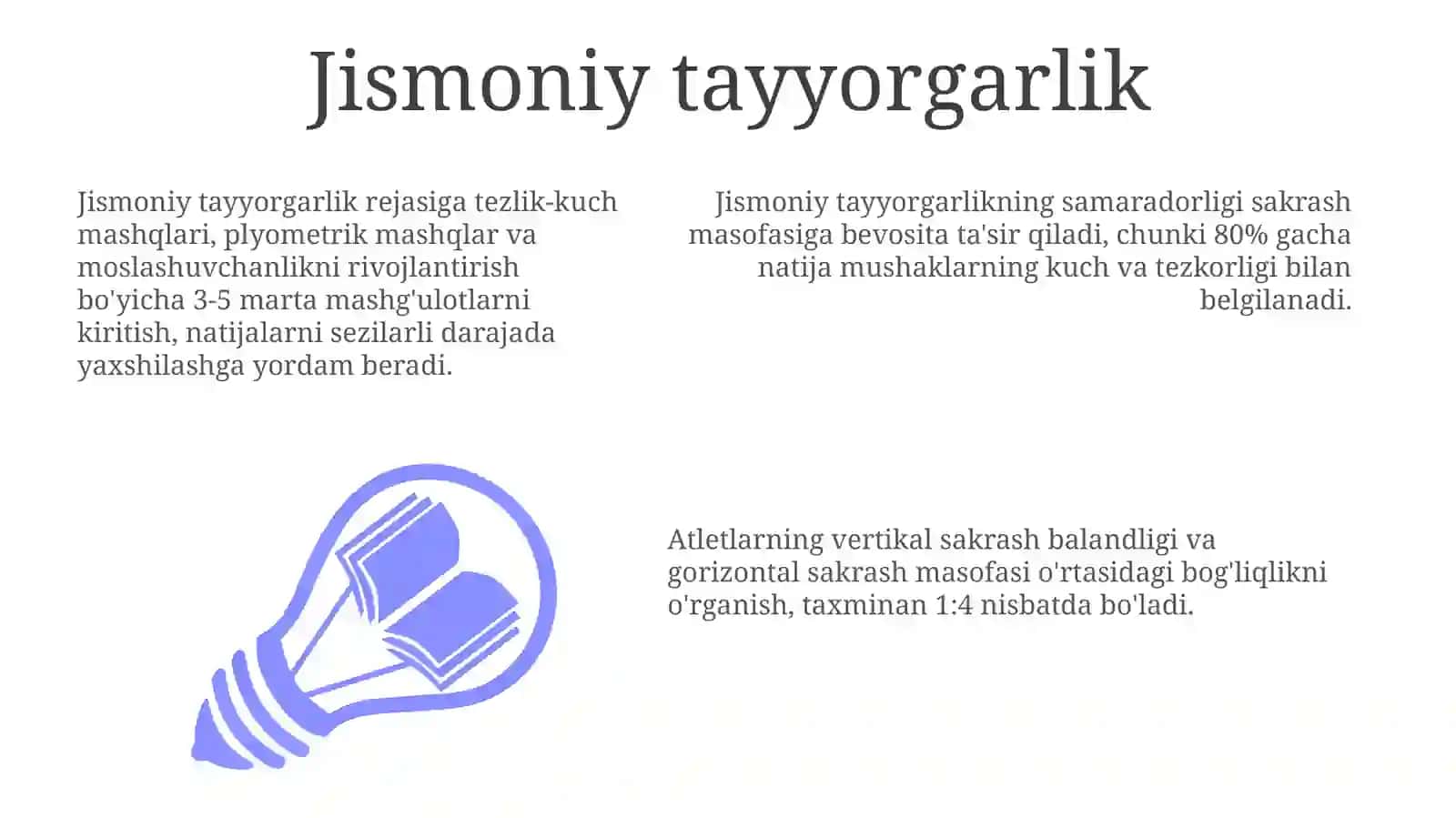 Yengil Atletika: Sakrash turlari 3
