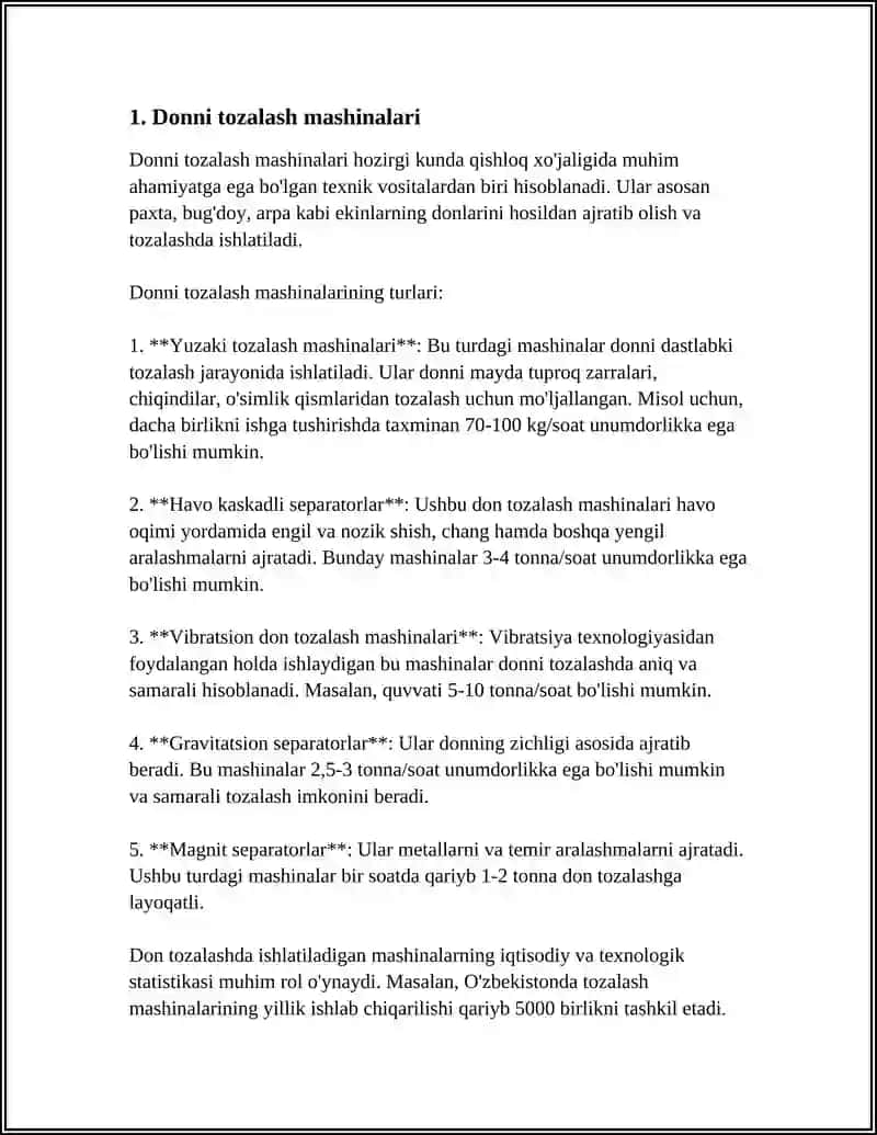 DONNI QAYTA ISHLASH MASHINALARI 3