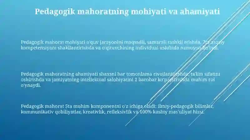 Pedagogik mahorat 3