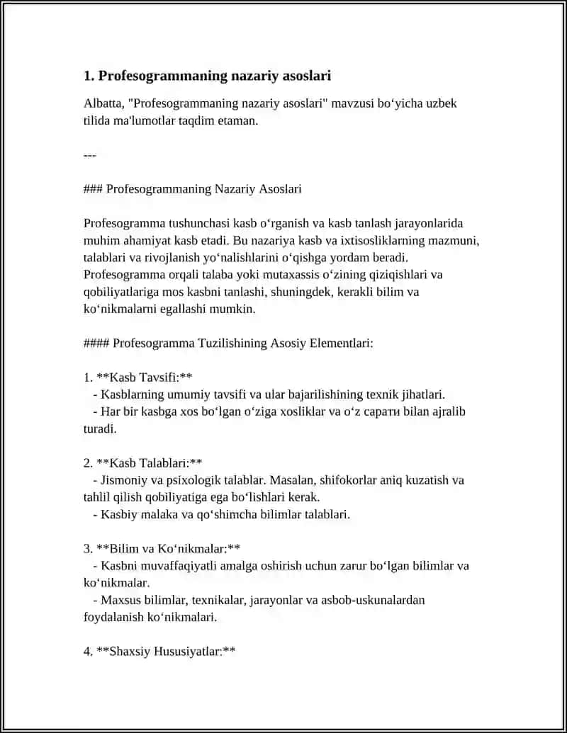 Profesogrammaning Nazariy Asoslari 3