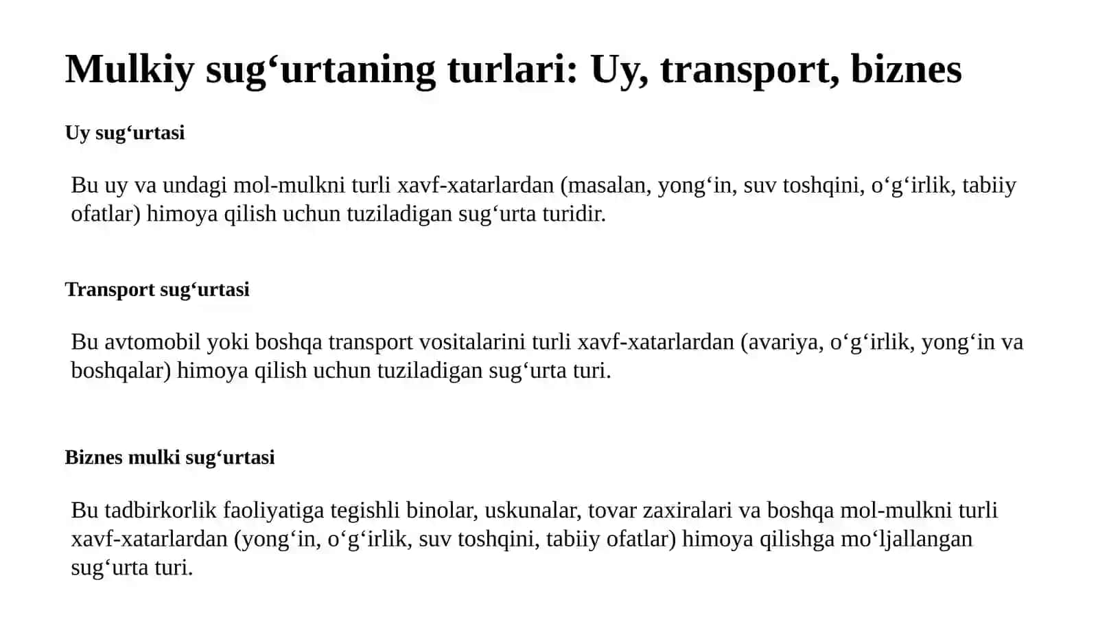 Mulkiy sug‘urta: Himoya va ishonch 3