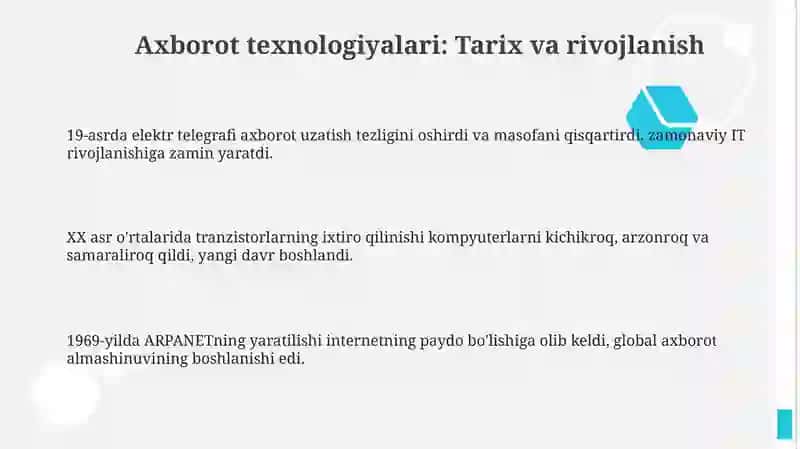 Axborot texnologiyalari 3