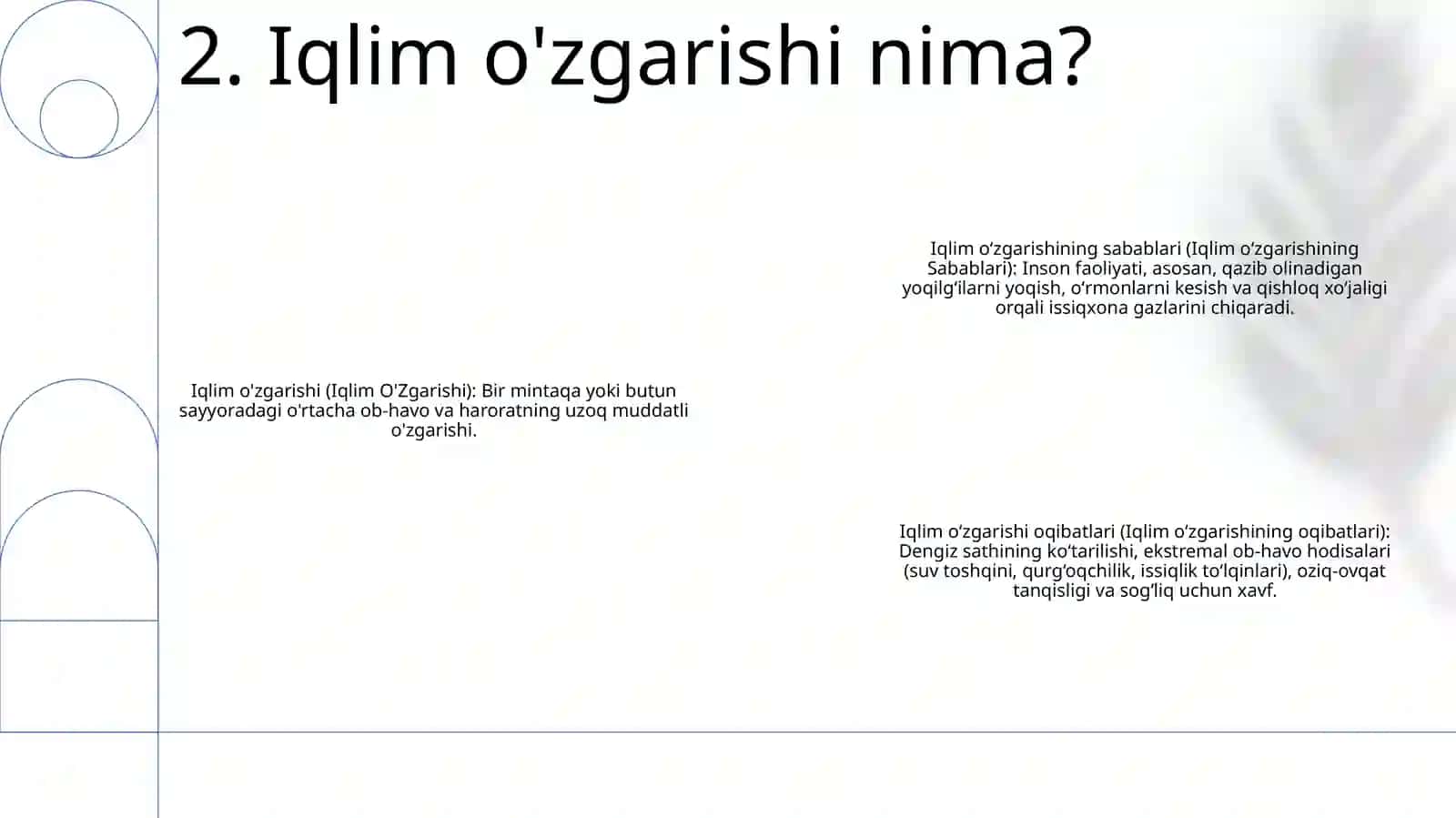 Iqlim O'Zgarishini Oldini Olish 3