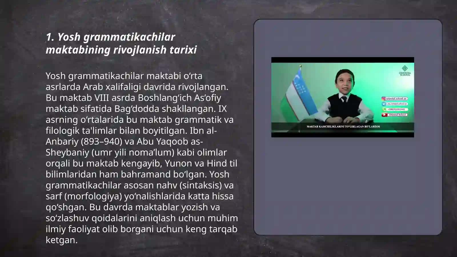Yosh grammatikachilar maktabining yutuqlari va cheklangan jihatlari 3