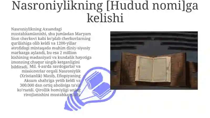 Nasronilikning [Hudud nomi]ga kelishi 3