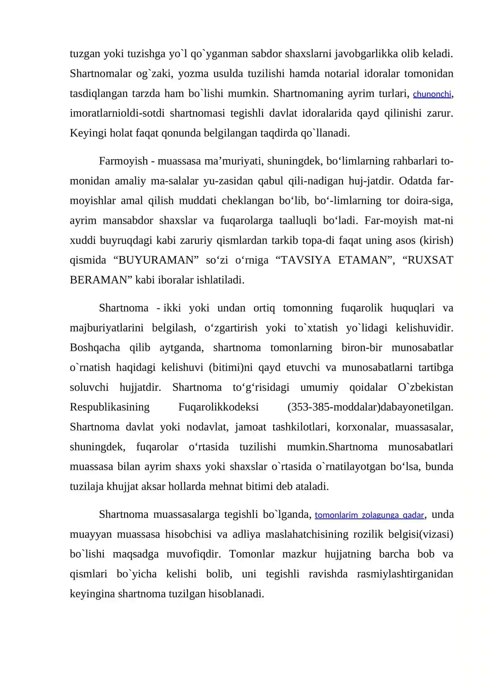 TASHKILIY HUJJATLAR VA ULARNING TURLARI 3