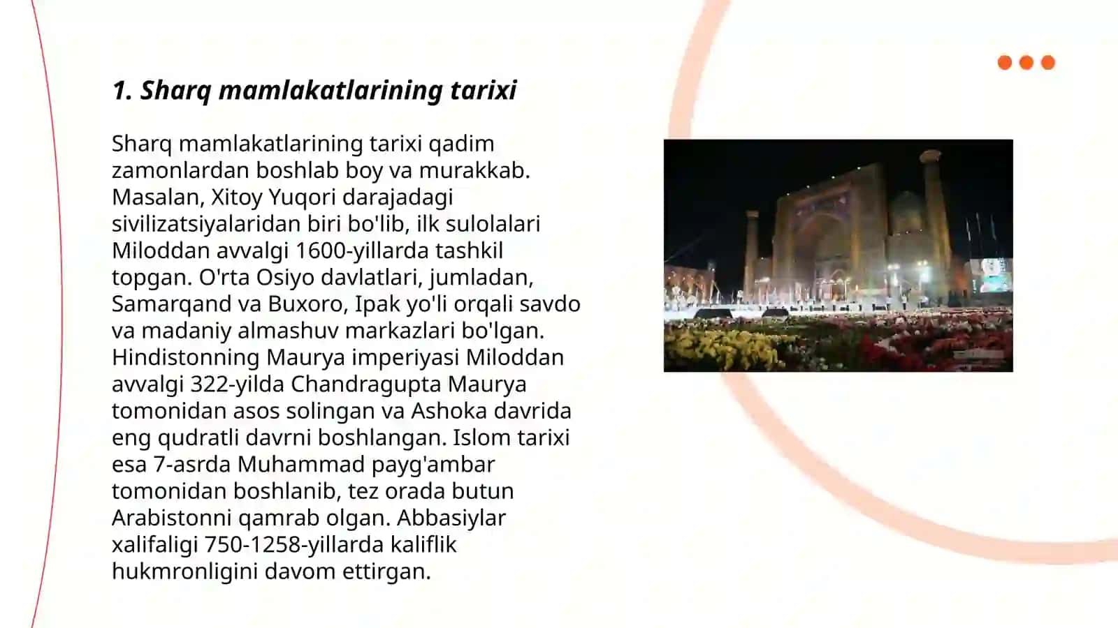 Sharq mamlakatlari va madaniyati 3