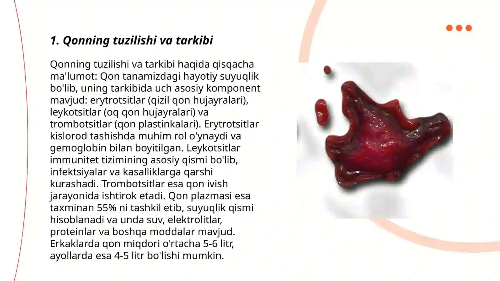 Qon. Qon yaratilishi 3