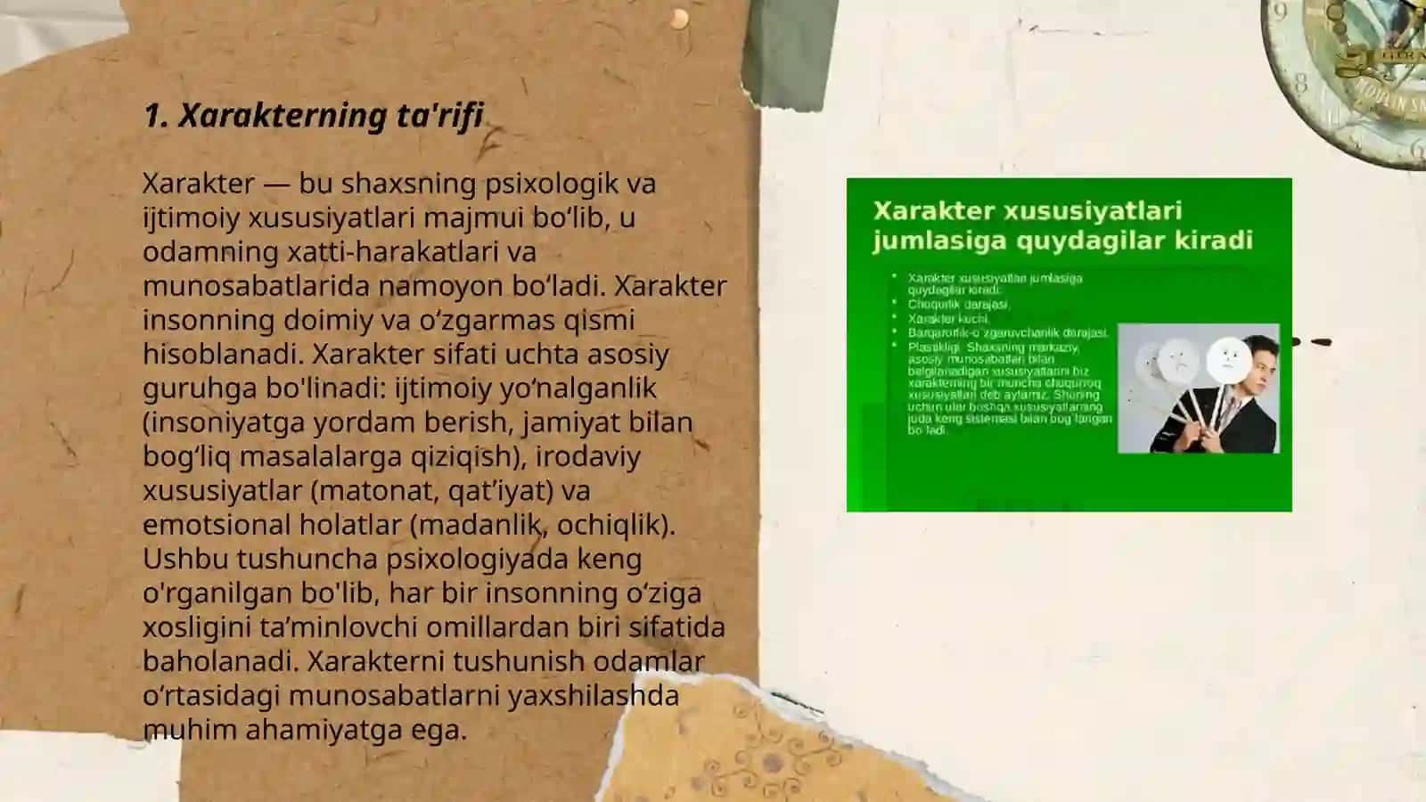 Xarakter haqida tushuncha 3