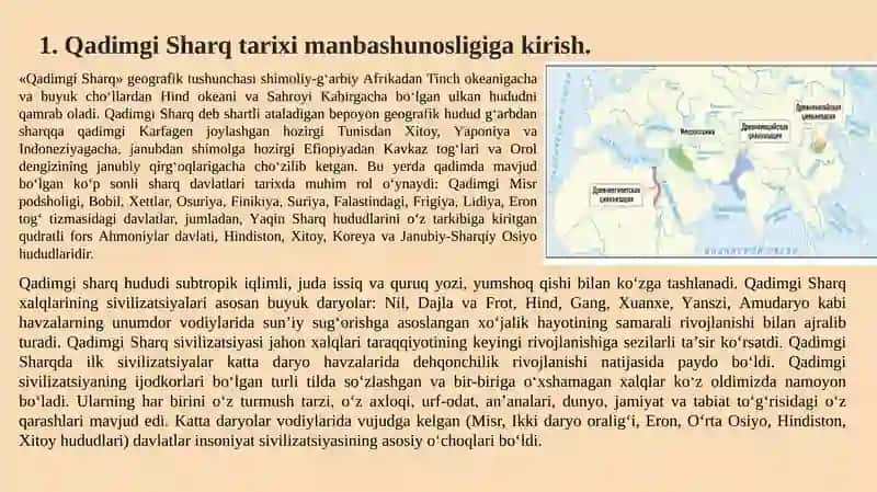 QаdimgiShаrq tаrixi mаnbаshunosligi 3