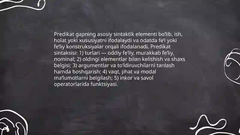 Predikatlar va ular ustida amallar 3
