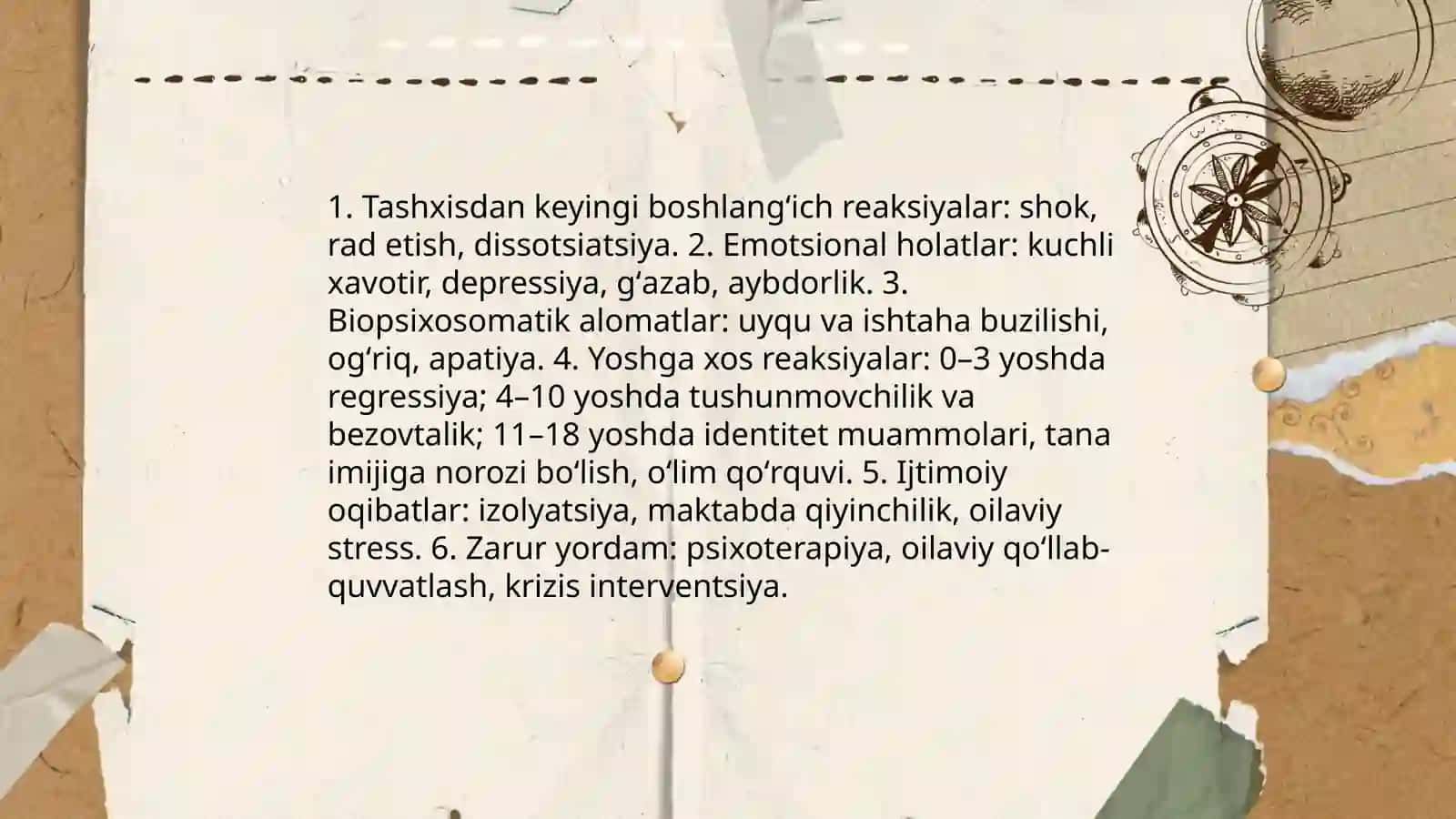 Bolalar onkalogiyasining ijtimoiy psixalagik muammolari 3