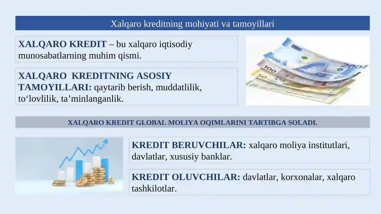 Xalqaro kredit munosabatlari 3