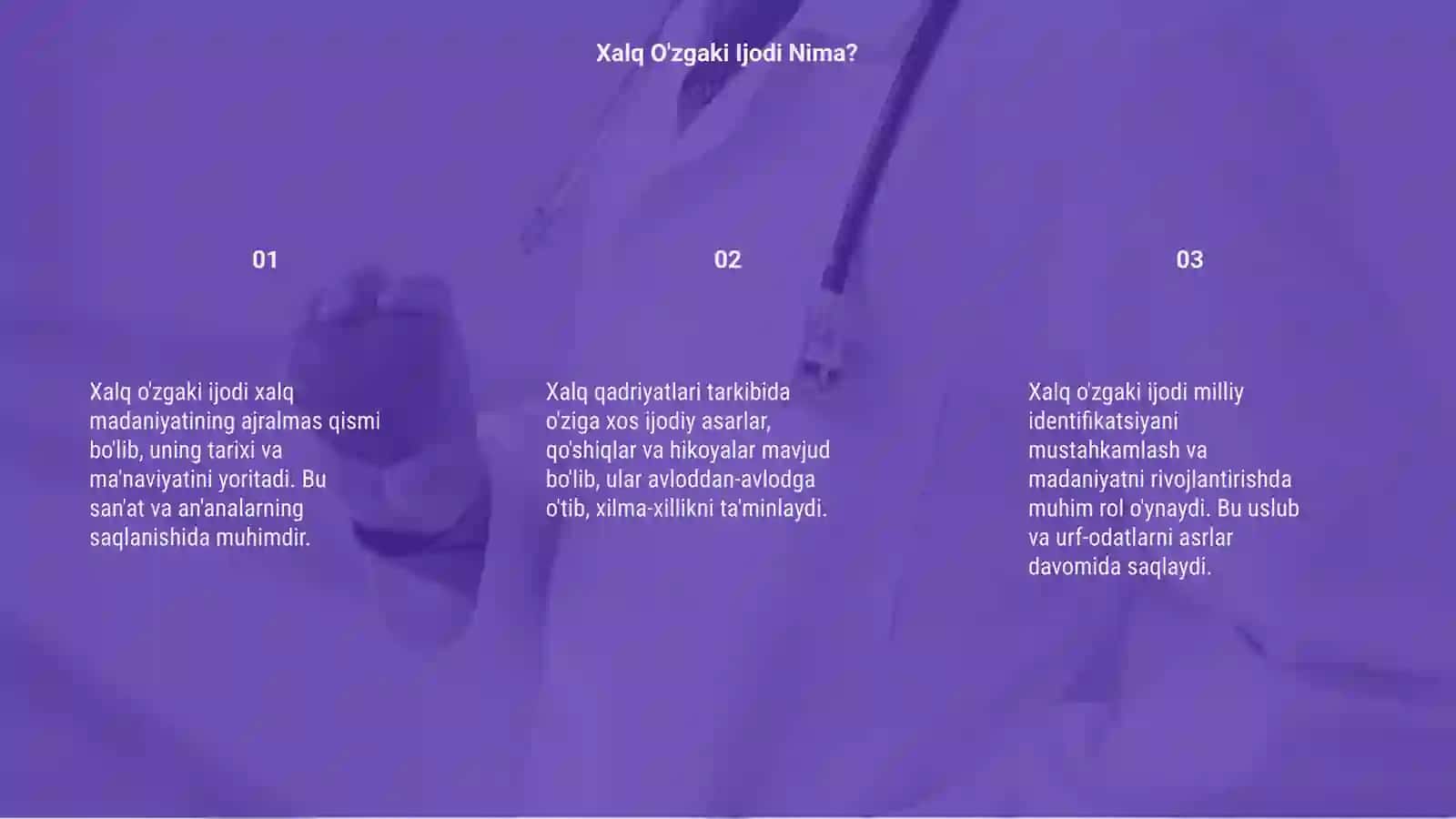 Xalq oĝzaki ijodi Xalq qadriyatlari 3