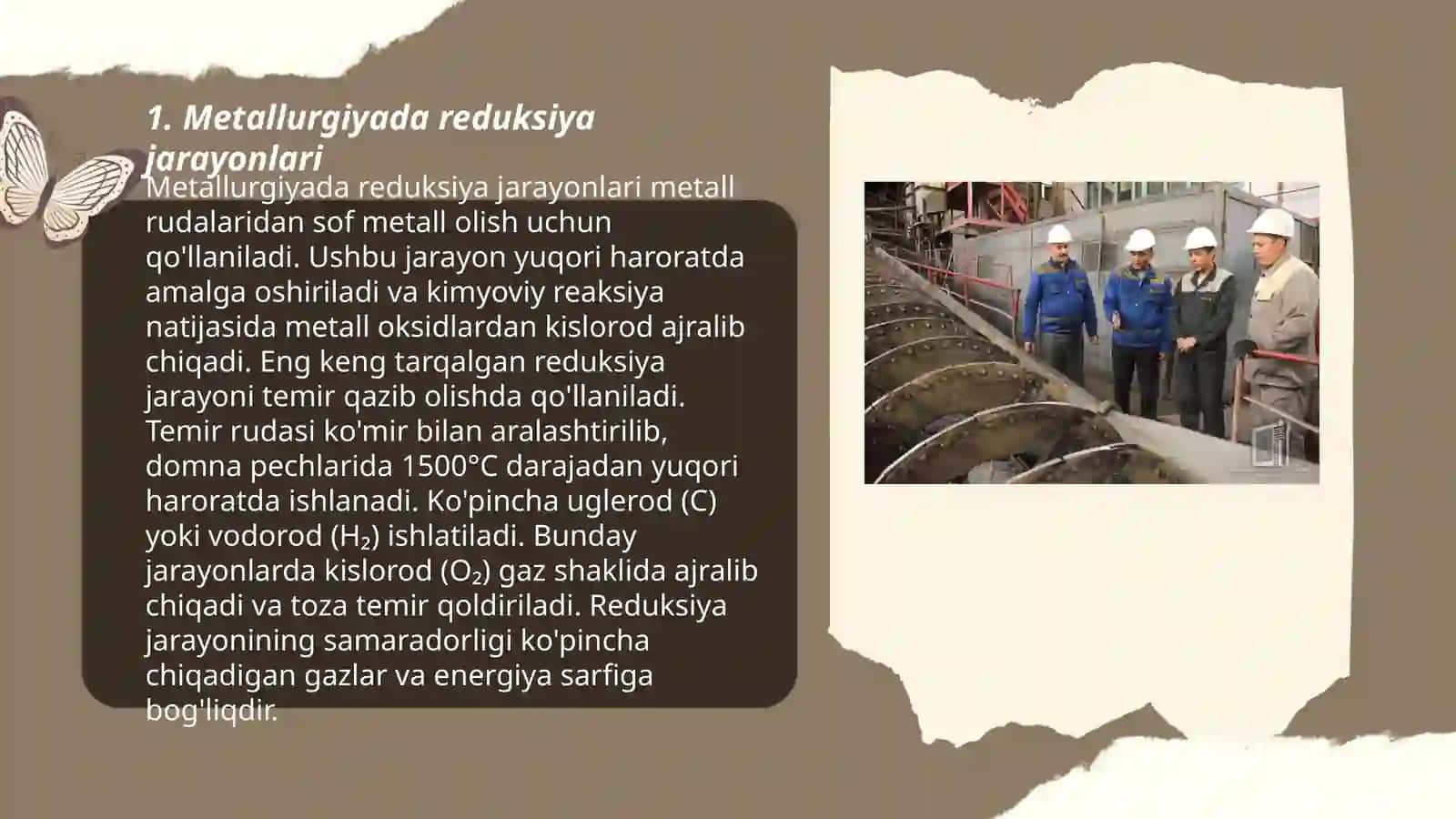 Metallurgiyada tiklanish jarayonlari 3