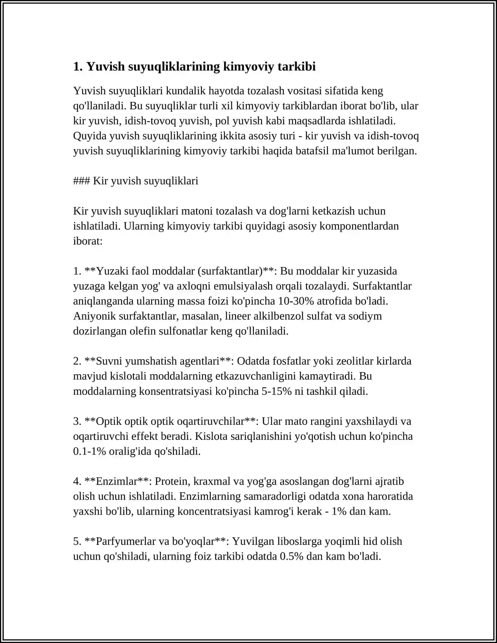 YUVISH SUYUQLIKLARINING VAZIFALARI 3