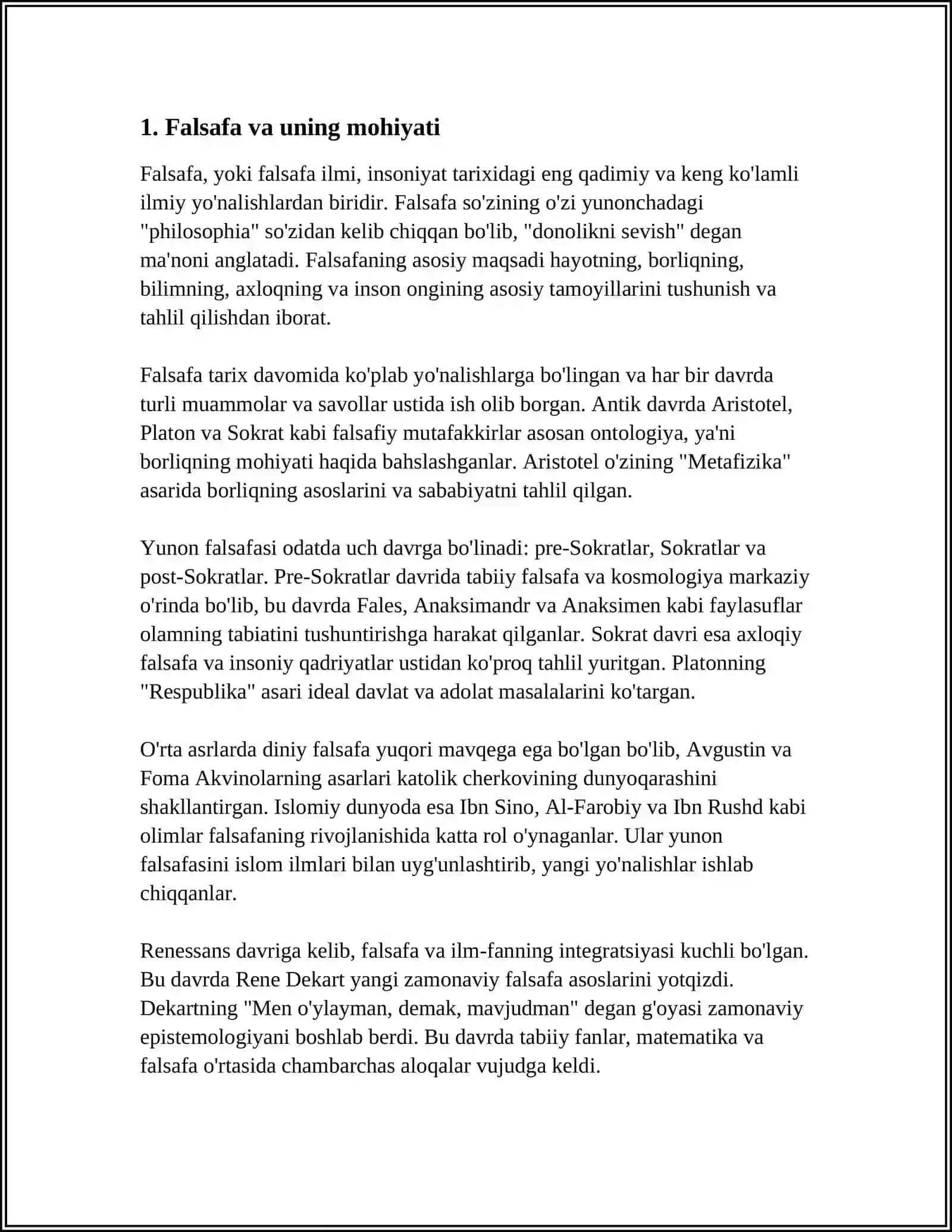 JAMIYAT FALSAFASI 3