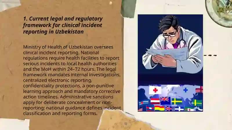 Clinical incident reporting in Uzbekistan 3