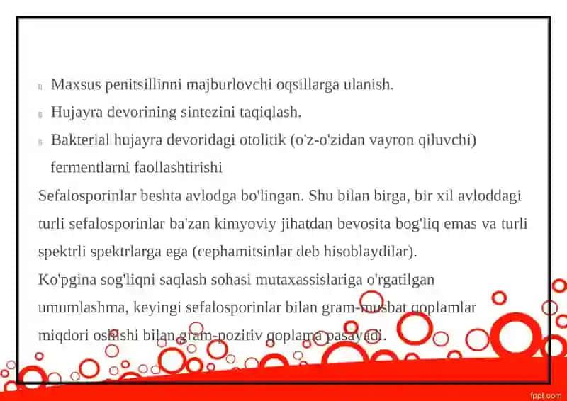 Sefalosporinli Antibiotiklarning Yangi Avlodi Va Killari 3
