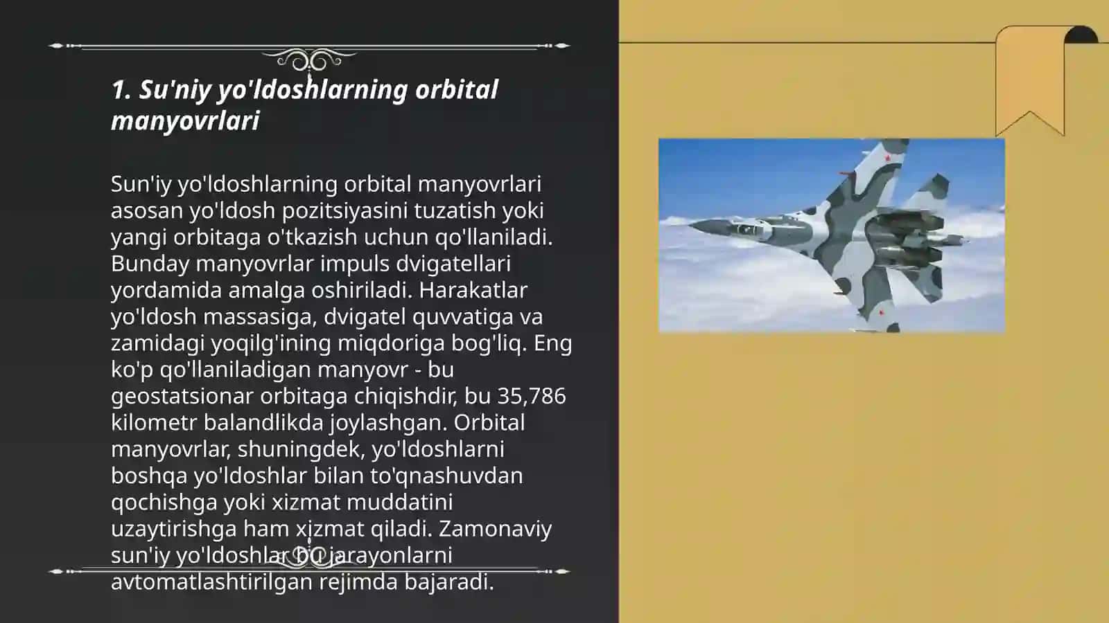 Su'niy yo'ldoshlarning orbital manyovrlari 3