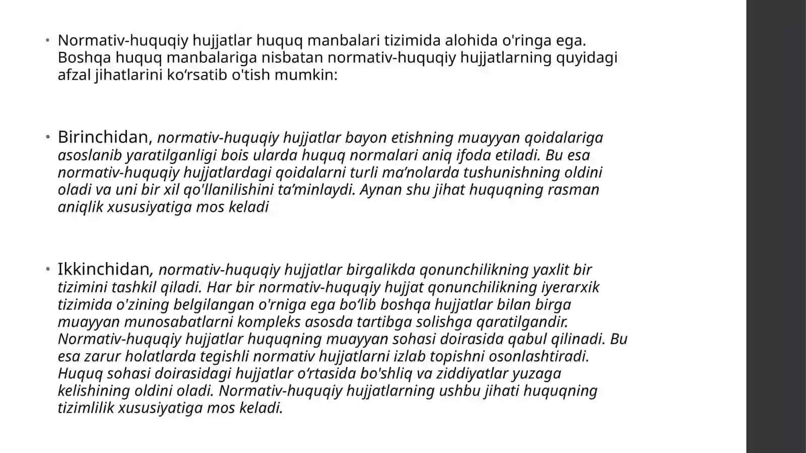 Normativ-huquqiy hujjatlar 3