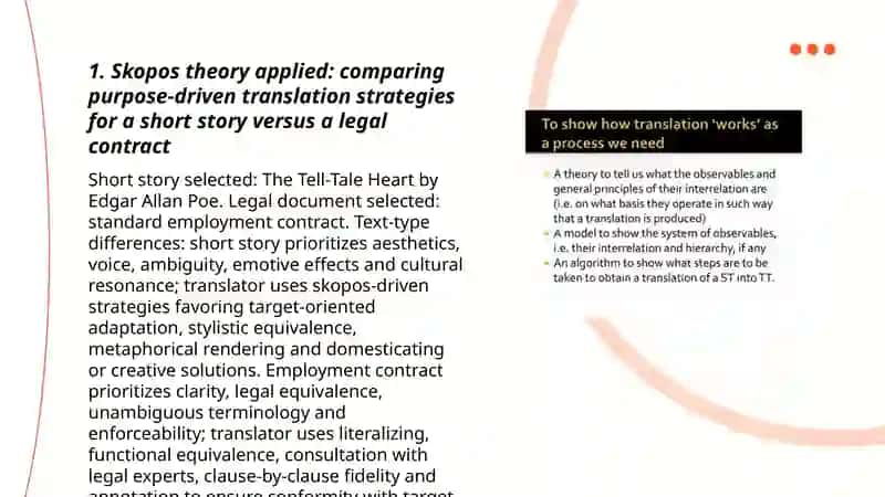 Functional theories of translation text type 3