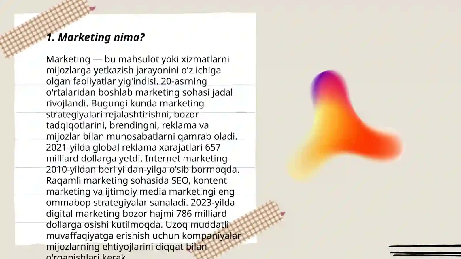 Marketingga kirish 3