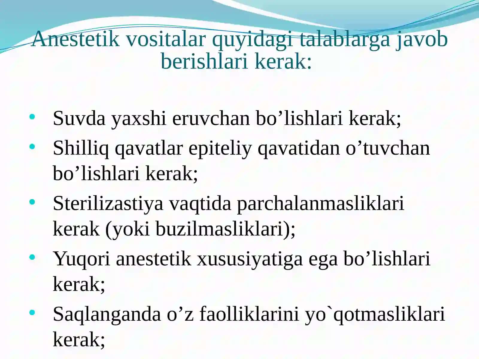 AFFERENT NERV TIZIMIGA TA’SIR ETUVCHI DORI VOSITALARI 3