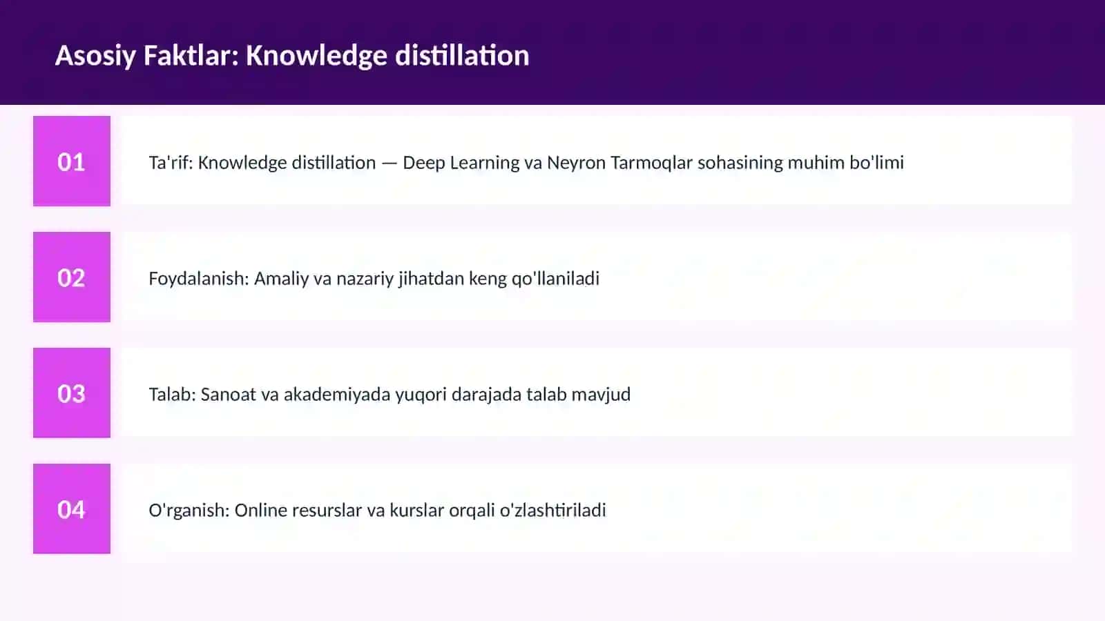 Knowledge distillation 3