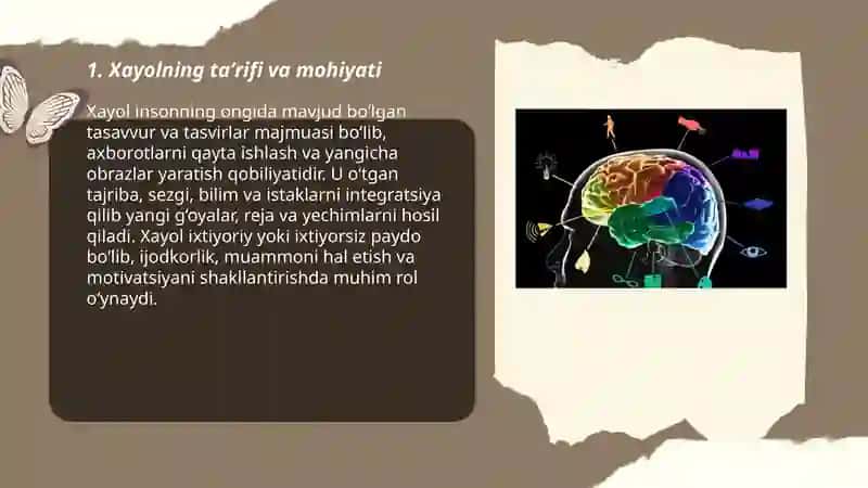 Xayol haqida tushuncha 3