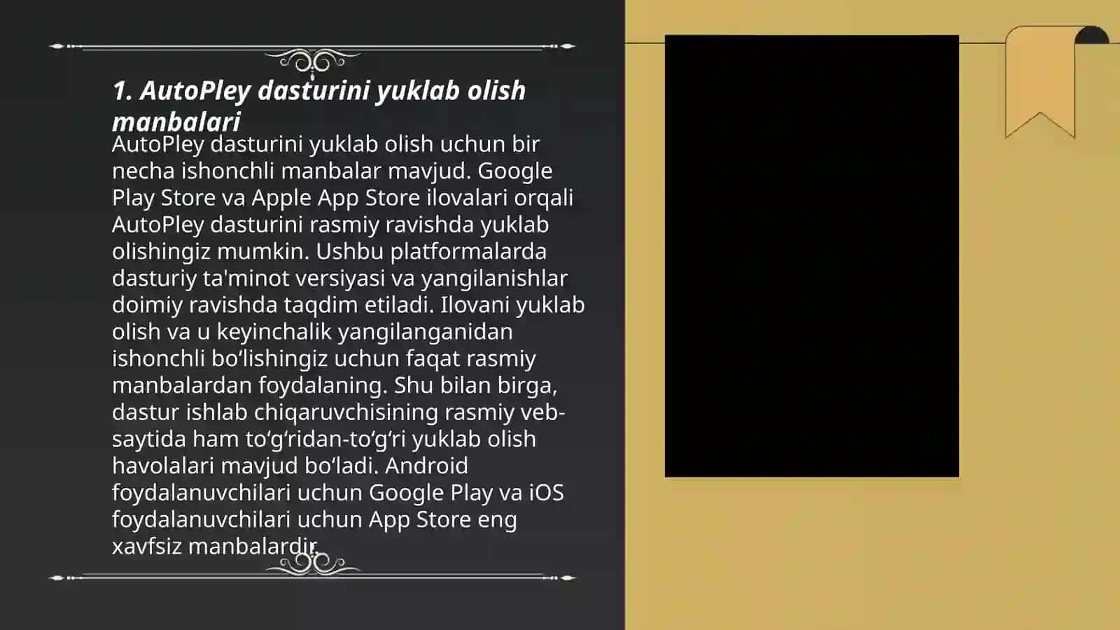 AutoPley dasturini kompyuterga oʻrnatish 3