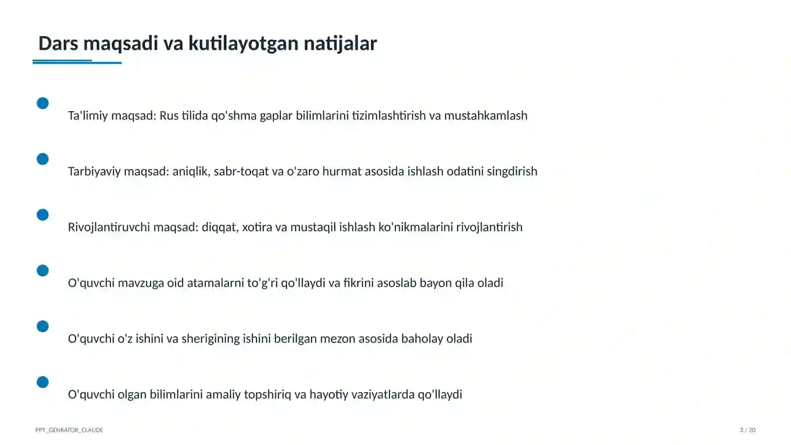 Rus tilida qo'shma gaplar (9-sinf) 3