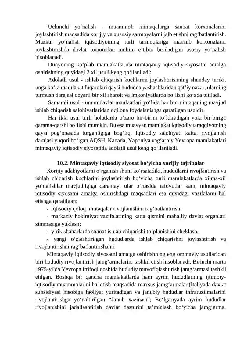 Mintaqaviy Iqtisodiy Siyosat 3
