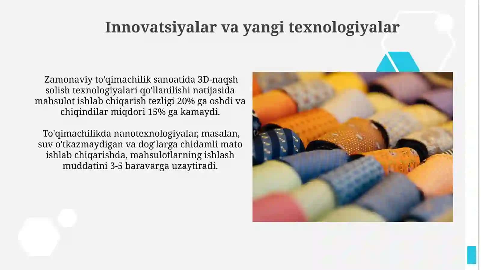 Zamonaviy To'qimachilik Sanoati 3