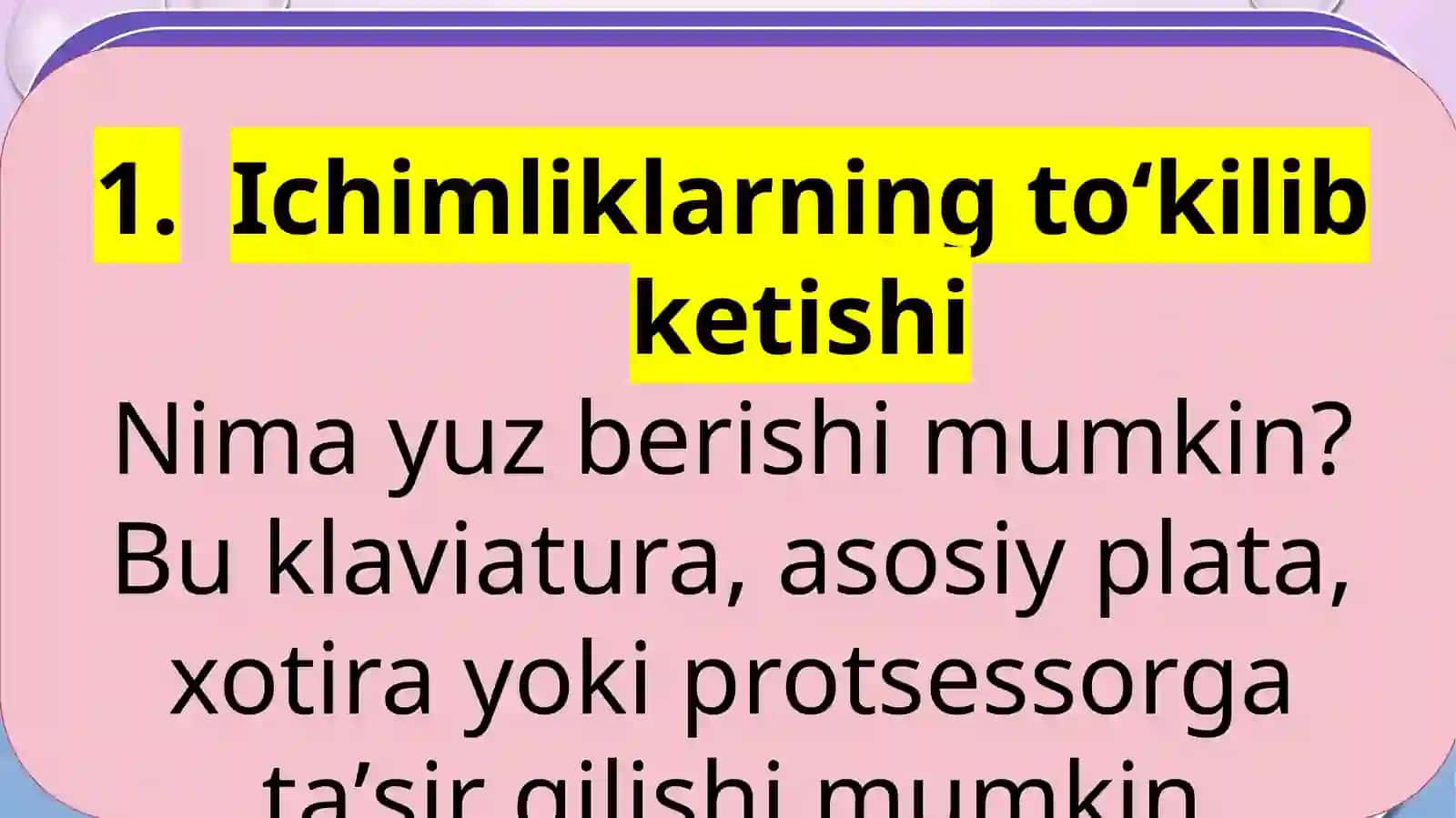 Xavfsizlik muammolari 3