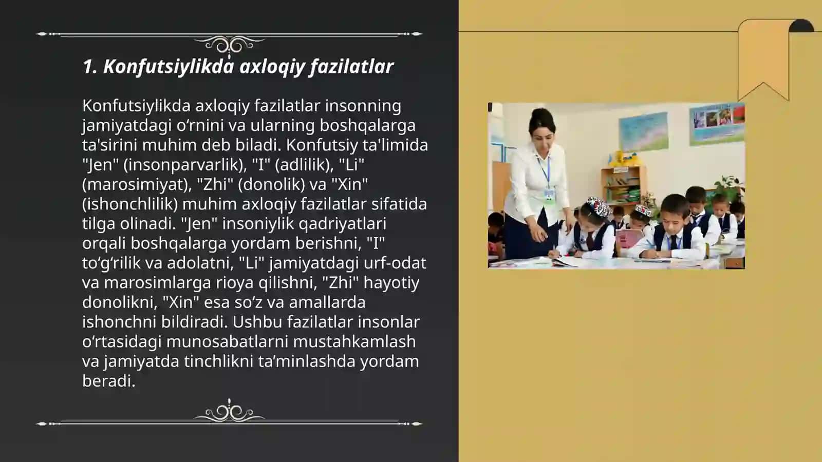 Konfutsiylik ta'limotida ijtimoiy axloqiy masalalar 3
