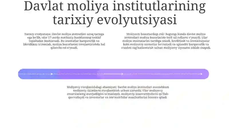 Davlat Moliya Institutlarining Moliya Bozorlaridagi Faoliyati Va Roli 3