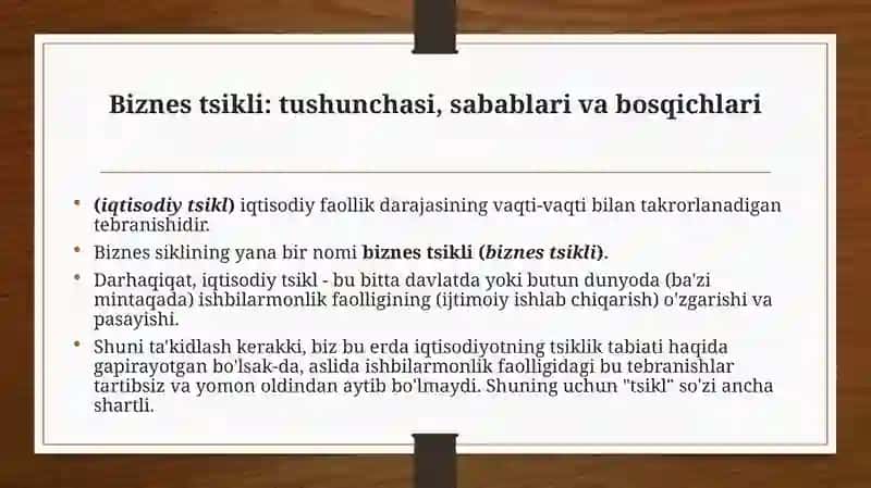 Ishbilarmonlik(biznes)sikli 3