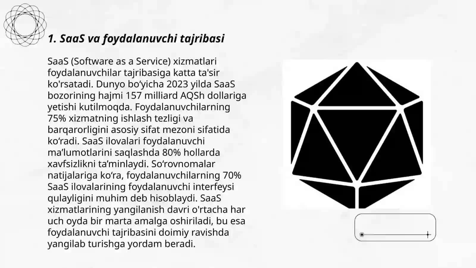 Bulutli yechimlar SaaS va bulutli infratuzilma LaaS. Raqamli platfirma PaaS 3
