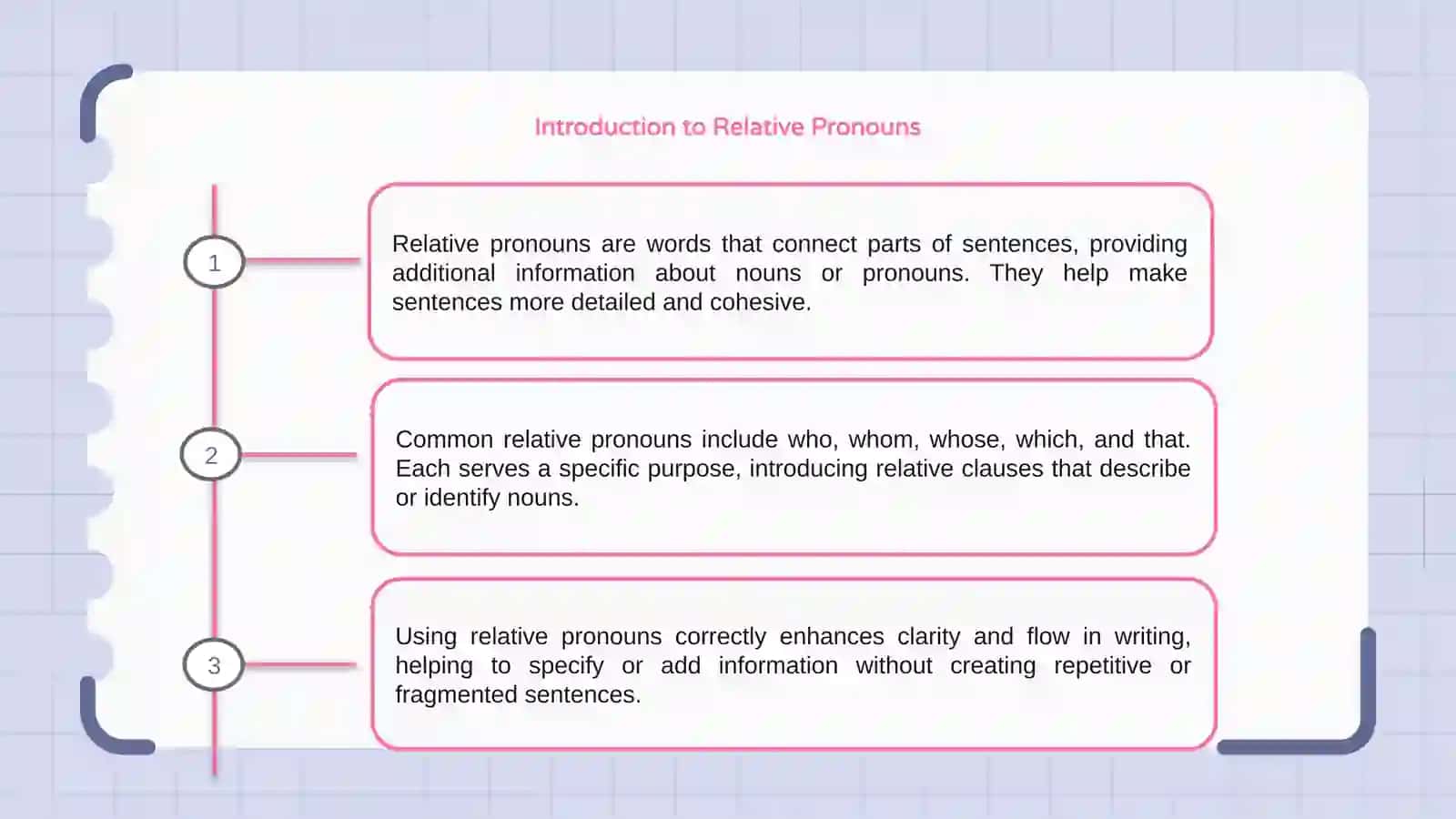 Relative pronouns 3
