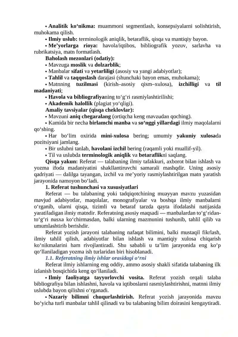 Referat yozish qoiqalari 3