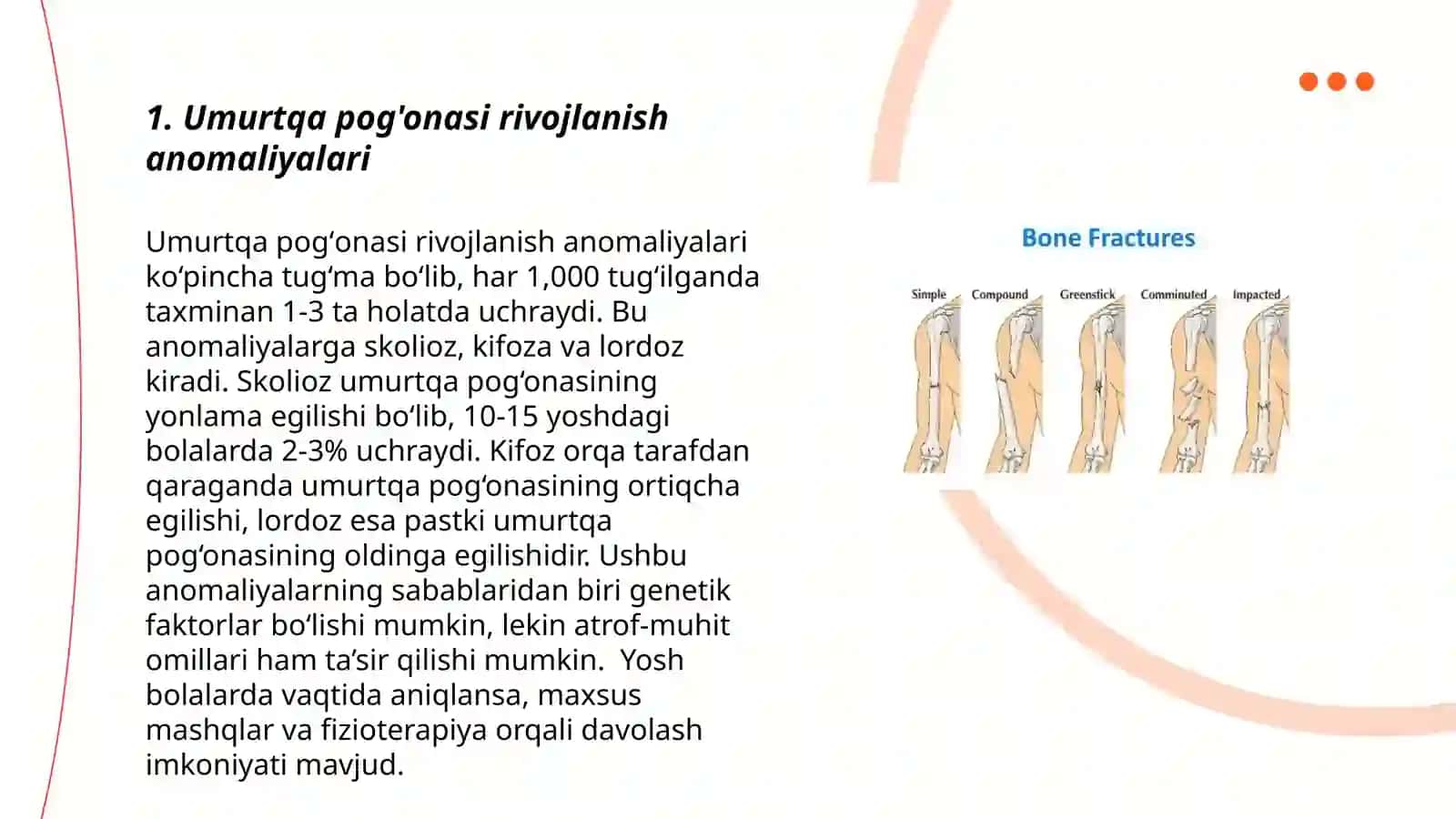 Skeletning rivojlanish anomaniyalari 3