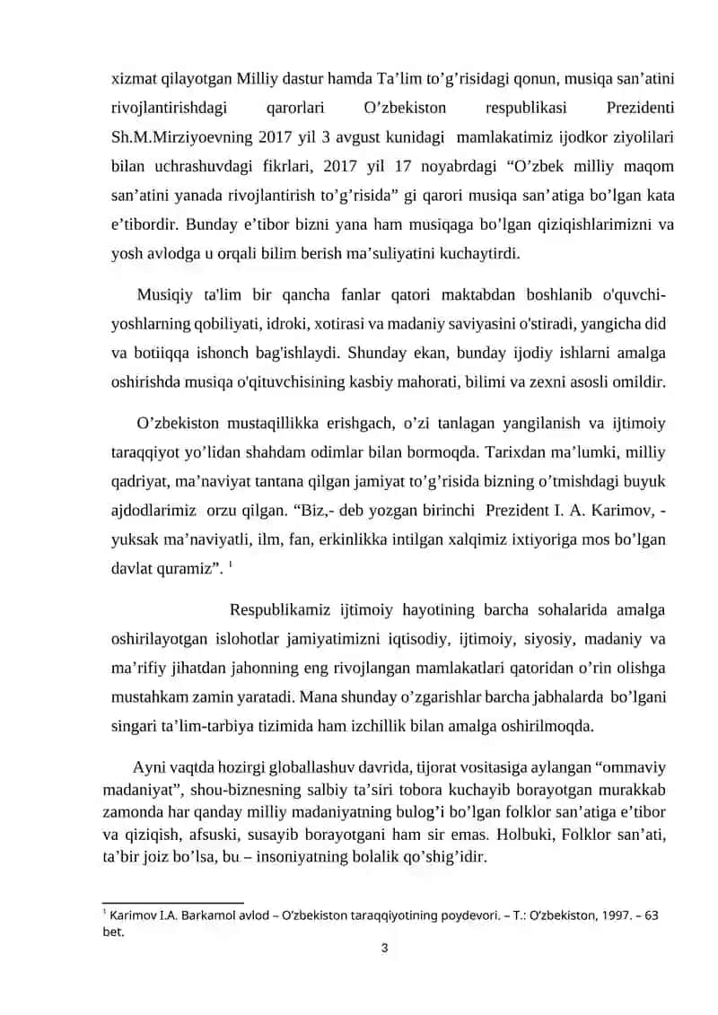 O’zbek Xalqining Shakllanishi Davrida Musiqiy Madaniyat 3