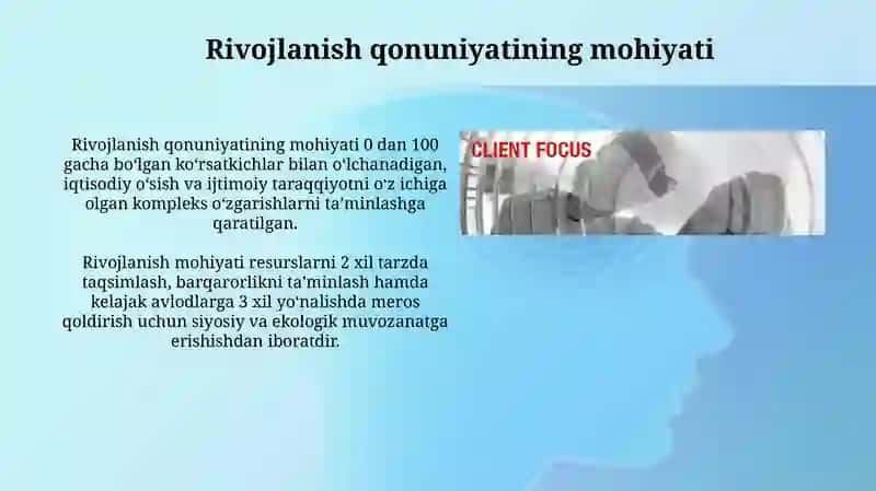 Rivojlanish qonuniyatining mohiyati 3