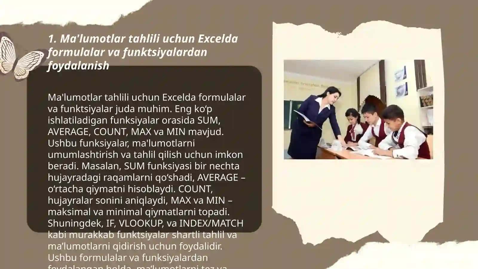 Gap ustida ishlashga oid mustaqil ishlar 3